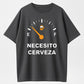 Urbntees Necesito Cerveza I Need Beer Funny Gauge Graphic Pure Cotton T-Shirt
