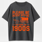 100% Cotton "Please Be Patient With Me, I'm From the 1900s" Vintage Wagon Graphic T-Shirt