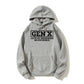 Retro Gen X Cotton Blend Graphic Hoodie - Distressed Hoody, Sarcastic "Lots Of Memories No Evidence" Print, Oversized Drawstring Hood, Crew Neck Pullover for Fall Winter Casual Wear
