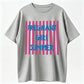 Pregnant Girl Summer Cute Pink Striped Pregnancy Announcement T-Shirt