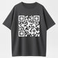 QR Code Scan Me Funny Mystery Organic Cotton Unisex T-Shirt