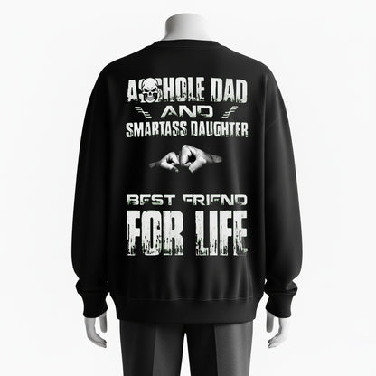 Father & Daughter – Best Frenemies Skull Graphic Sweatshirt
