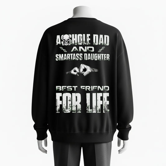 Father & Daughter – Best Frenemies Skull Graphic Sweatshirt