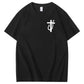 Jesus Made Me A Fisherman Pattern Print 100%Cotton T-Shirt