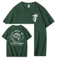 Jesus Made Me A Fisherman Pattern Print 100%Cotton T-Shirt