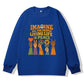 Living Life In Peace Retro Peace & Love Sweatshirt