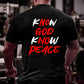 GEN X Know Jesus Know Peace Sweatshirt - Gift Christian Religious Catholic God Faith