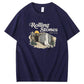 Rolling Stones Since  Ad 33 Pattern Print Crew Neck T-Shirt