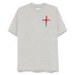 I Walk With God Pattern Printing Print Crew Neck T-Shirt