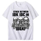 Stuck Between IDK, IDC And IDGAF T-Shirt