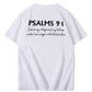 Salmernes 91 Mønster 100 & Bomuldsprint T-shirt