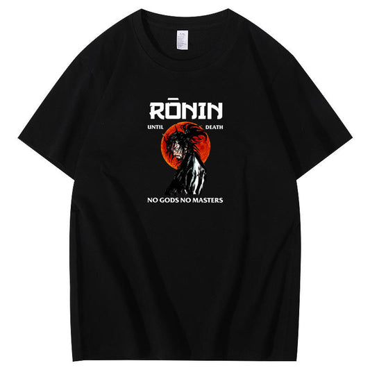 Ronin Until Death No Gods No Masters T-Shirt