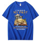 Bring Up My Past  You Should Know That  Pattern Print Crew Neck T-Shirt