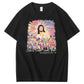 Every Knee Shall T-shirt med rund hals og sløjfemønster