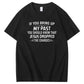 Bring Up My Past  You Should Know That Jesus Dropped The Charges Simple Style  Pattern Print Crew Neck T-Shirt