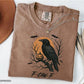 Black Bird Shirt, F-CAW-F Raven Shirt, Gift For Her