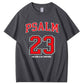 Psalm 23 The Load Is My Shepherod  Pattern Print 100%Cotton T-Shirt