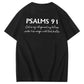 Salmernes 91 Mønster 100 & Bomuldsprint T-shirt