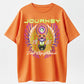 Journey Don't Stop Believin' Print Round Neck Graphic Tee