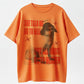 100% Cotton 'All Dogs Go To Heaven' Funny Dog Graphic T-shirt