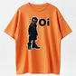 Oi Funny Bearded Man In Black Coat Sunglasses Sarcastic Graphic T-Shirt