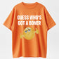 100% Cotton "Guess Who's Got a Boner" Funny Emoji T-Shirt