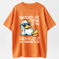 100% Cotton "Whatever Life Throws At You, Duck" Funny Duck Pun Graphic T-Shirt