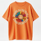 MAGINE Rainbow Flower Peace Sign Lyric Hippie Retro T-Shirt