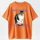 100% Cotton "Sorry I Can't Go, I'm An Inside Cat" Funny Introvert Cat T-Shirt