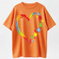 Urbntees Rainbow Heart Puzzle Pieces Autism Awareness Graphic Pure Cotton T-Shirt