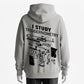 I Study Triggernometry Gun On Back Hoodie