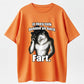 Urbntees If They Talk Behind Your Back Fart Cowboy Wolf Funny Graphic Pure Cotton T-Shirt