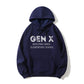100% Cotton "Gen X: Adulting Since Elementary School" Hoodie – Humorous Generation X Sweatshirt