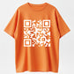 QR Code Scan Me Funny Mystery Organic Cotton Unisex T-Shirt