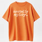 Mentally Spicy Vintage Distressed Funny Graphic Pure Cotton Tee