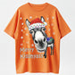 100% Cotton "Merry Kissmyass" Christmas Donkey T-Shirt