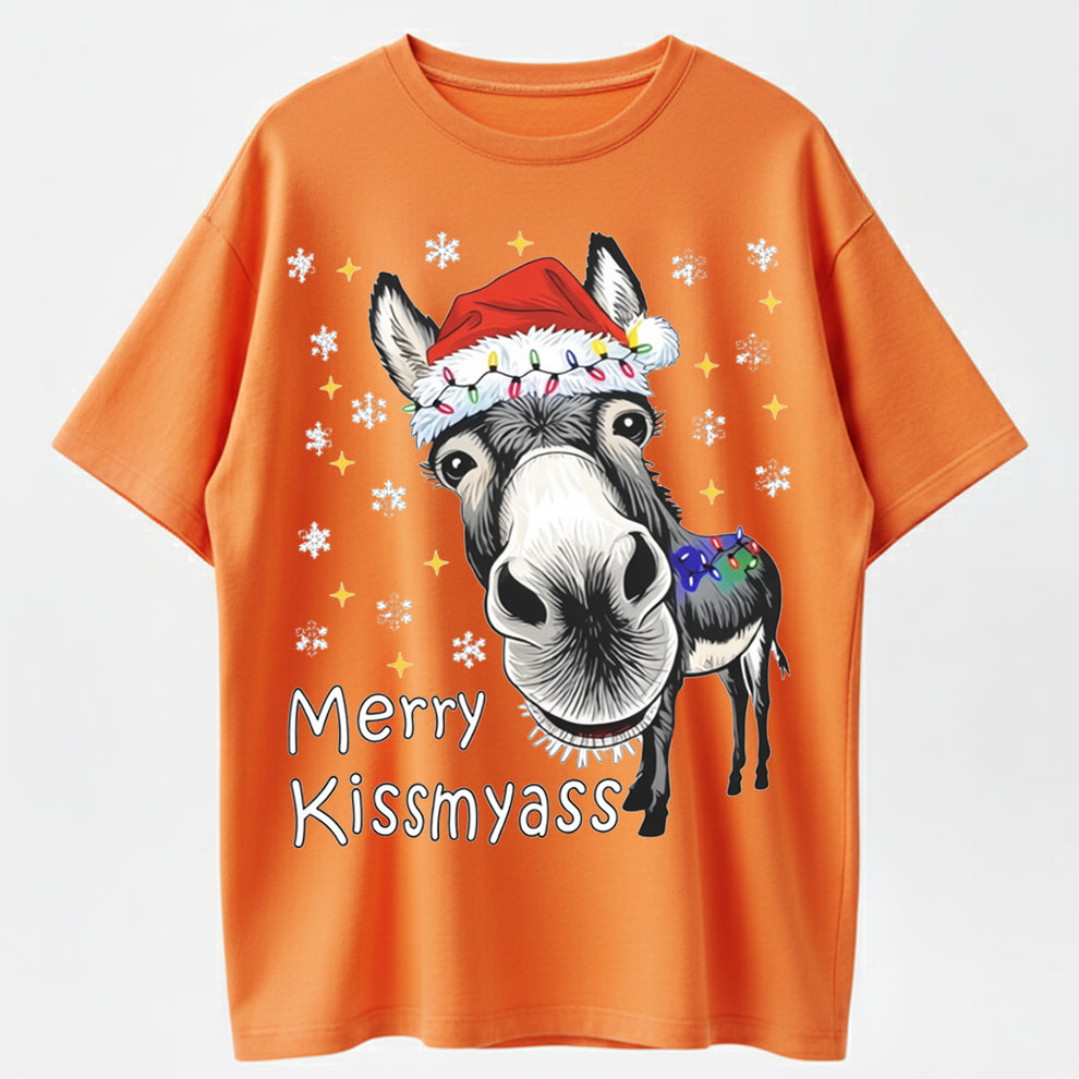 Darkwear Merry KissMyAss | Merry Christmas Dunky Gift | Grappig Darkwear Merry KissMyAss | Merry Christmas Dunky Gift | Grappig