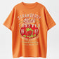 Letter Print Round Neck Tee, Casual Short Sleeve Crew Neck T-shirt for Summer