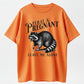 Feral & Pregnant Leave Me Alone Funny Pregnant Raccoon T-Shirt