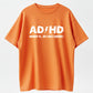 100% Cotton "ADHD Highway To... Hey Look A Squirrel!" Funny Rock Style Quote T-Shirt