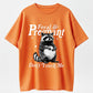 Feral & Pregnant Don't Touch Me Funny Pregnant Raccoon T-Shirt