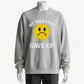 Humorous Therapy Meme Hoodie – 'My Therapist Gave Up' Melting Smileys Design for Sarcastic Personalities