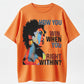 Color Splash Woman Portrait Art Street Style T-Shirt