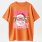 Merry Christmas Heart-Shaped Sunglasses Santa Sweatshirt