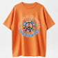Guitar Peace Tree IMAGINE Lyrics Multicolor Guitar Print T-Shirt