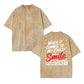 When It Comes To My Child Smile In My Mugshot Vintage Washed Tee