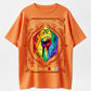 D&D Inspired Rainbow D20 T-Shirt – Unite & Roll for Initiative in Style