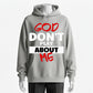 God Don't Play About Me" Graphic Hoodie