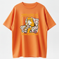 Funny Cat Graphic T-Shirt - Casual Short Sleeve Round Neck Casual Wear Top with Sarcastic Introvert Funny Quote