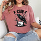 F-Caw-F Funny Crow Shirt, Black Crow Skull Raven T-shirt